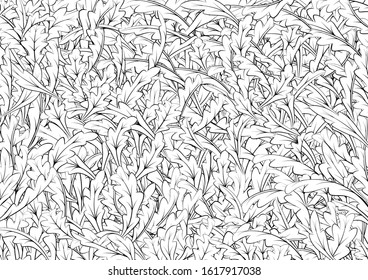 Abstract leaves background design.vector leaf pattern