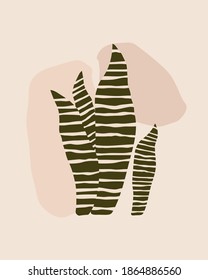 Resumen hojas de fondo ilustración vectorial dibujo manual diseño 