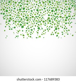 Abstract leaves background.vector