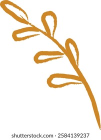 Abstract Leaves Branch Vector Illustration
