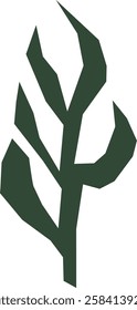 Abstract Leaves Branch Vector Illustration