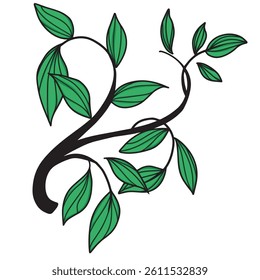 ABSTRACT LEAVES DESIGN-COLORFUL PATTERN DESIGN