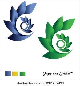 ABSTRACTO DEJA EL LOGOTIPO CON DIFERENTES GRADIENTES