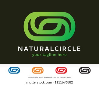 Abstract Leaves Logo Symbol Template Design Vector, Emblem, Design Concept, Creative Symbol, Icon