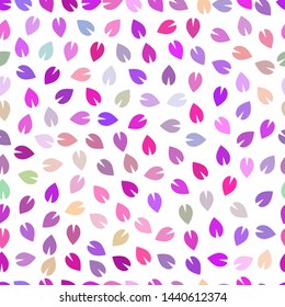 Abstract leaves seamless pattern. Natural background, print for textiles, wallpaper. Vector illustration