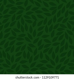 abstract leaves shapes. vector seamless pattern. simple green background. textile paint. repetitive background. fabric swatch. wrapping paper. modern stylish texture