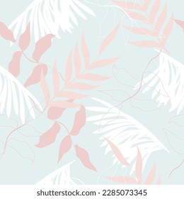 Abstract leaves surface pattern seamless background vector illustration for fashion,fabric,wallpaper and print design
