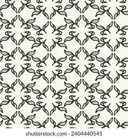 Hojas abstractas, simetría sin costura para tela, textil., papel pintado, raspillera. Fondo vectorial con elementos florales dibujados a mano.