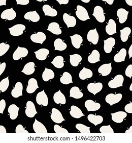 Abstract leaves vector pattern for background, simple minimalist art decoration graphic , fabric pattern texture.