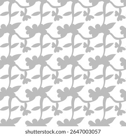 abstrato folhas vetor padrão repetido, design de padrão sem emenda