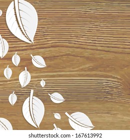 Afiche De Leyes Abstractas De Madera, Con Malla De Gradiente, Ilustración Vectorial 