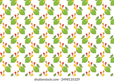 Abstract lemon fruit seamless pattern background. Lemon seamless pattern background can be used as a web banner, social media banner, wrapping paper, etc.