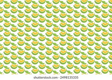 Abstract lemon fruit seamless pattern background. Lemon seamless pattern background can be used as a web banner, social media banner, wrapping paper, etc.