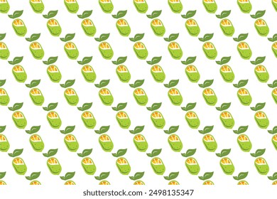 Abstract lemon fruit seamless pattern background. Lemon seamless pattern background can be used as a web banner, social media banner, wrapping paper, etc.