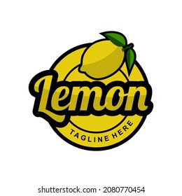 Abstract Lemon Logo Design Template awesome