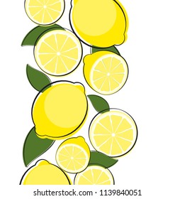 Abstract Lemon Natural Background Vector Illustration EPS10