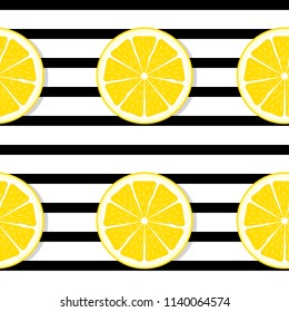 Abstract Lemon Seamless Pattern Background Vector Illustration EPS10