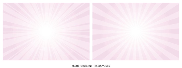 Abstract Lemonade Pink Sunburst background. Editable Sunburst background, Sunburst, Sunbeam