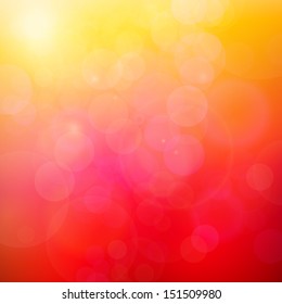 Abstract Lens Flare Vector Background