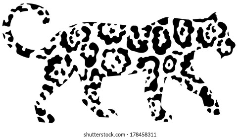 Abstract leopard