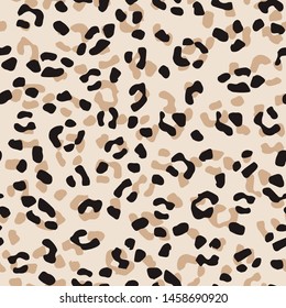 Abstract Leopard Animal Print Seamless Pattern