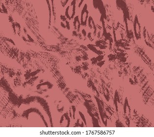 Abstrakter Leopardenkopf Zebra Streifen Mixed Animal Skin Formen Geometrische Pinselstriche Nahtlose Vektormuster einzeln auf Hintergrund