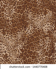 Abstract leopard hair texture background