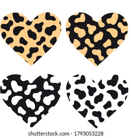 Abstract leopard pattern background illustration