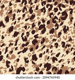 Abstract leopard pattern skin seamless work design