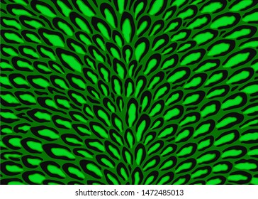 Abstract leopard peacock pattern. Vector illustration background. For print, textile, web, home decor, fashion, surface, graphic design