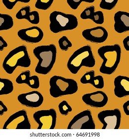 Abstract leopard repetitions