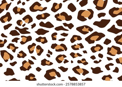 abstract leopard skin illustration design background vector art
