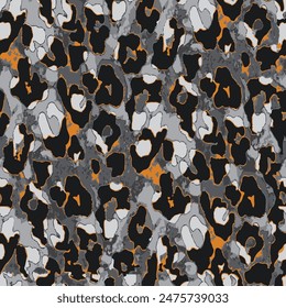 Abstract leopard skin pattern design