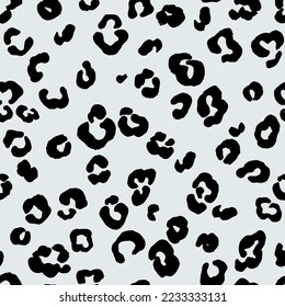 Abstract Leopard Skin Seamless Vector Patterns.