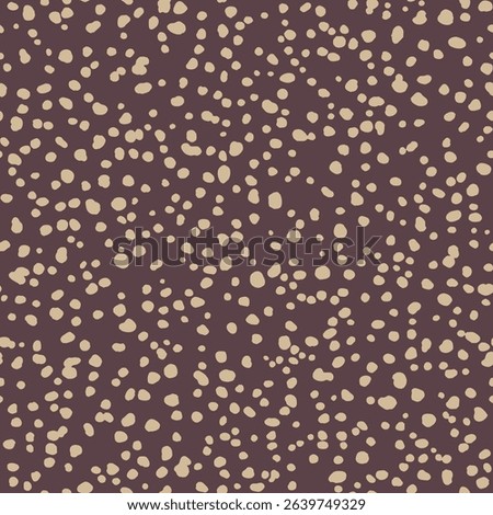 Abstract Leopard Skin Seamless Vector Patterns. Brown Irregular Brush Spots on  Backgrounds.  Abstract Wild Animal Skin Print. Simple Irregular Geometric Design.