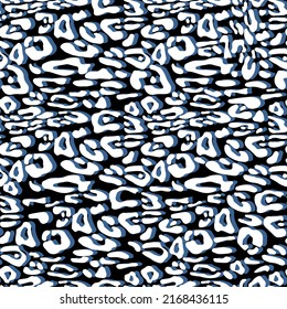 Abstract leopard skin vector seamles pattern.  irregular brush spots and  backgrounds. Abstract wild animal skin print. Simple irregular geometric design.