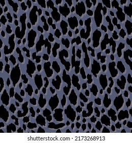 Abstract leopard skin vector seamles pattern.  irregular brush spots and  backgrounds. Abstract wild animal skin print. Simple irregular geometric design.