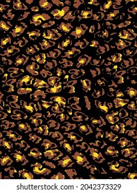 abstract leopard spattern animal skin design leopard leather seamless
