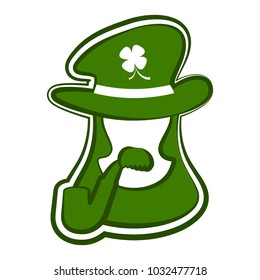 Abstract leprechaun avatar