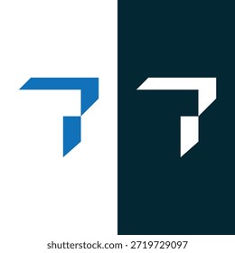 Letra Abstractas 3D T Icono De Diseño De Logotipo Stock Vector Y Arte vectorial.