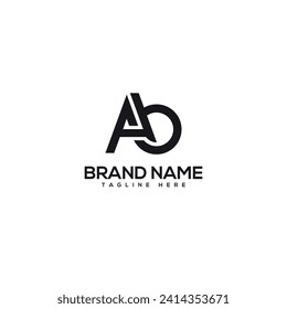 Abstract letter AB BA company Logo Design vector. Initials Business logo.