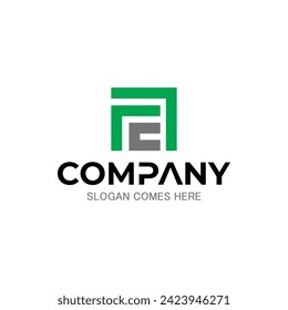 Abstract Letter AC vector logo or Alphabet Logo Template Ready For Use. Letter C A logo design template