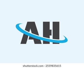 Abstract Letter AH logo Design.
AH Initial Logo design Monogram for business and company.AH letter logo design.