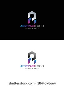 Abstrakter Buchstabe AP-Logo-A-Logo-P-Logo