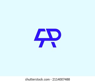 Abstract letter AR or RA logo design template, EPs10 Isolated