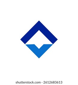 Abstract Letter A with Arrow Logo