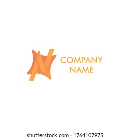 abstract letter AV LOGO DESIGN VECTOR ICON