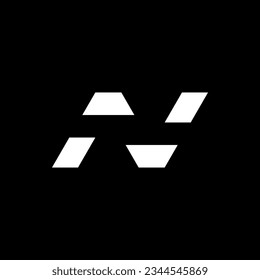 diseño de logotipo AV de letras abstractas