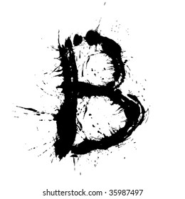 Letra abstracta B