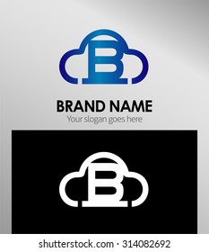Abstract letter B Design Template 